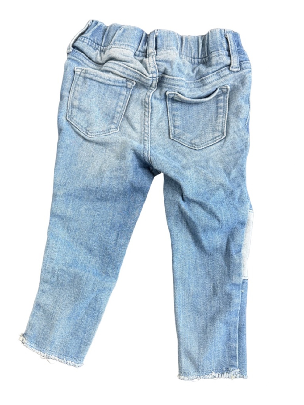 GAP Light Blue Denim Jegging Ankle Jeans with Floral Accents 2Y Girls - Picture 2 of 5